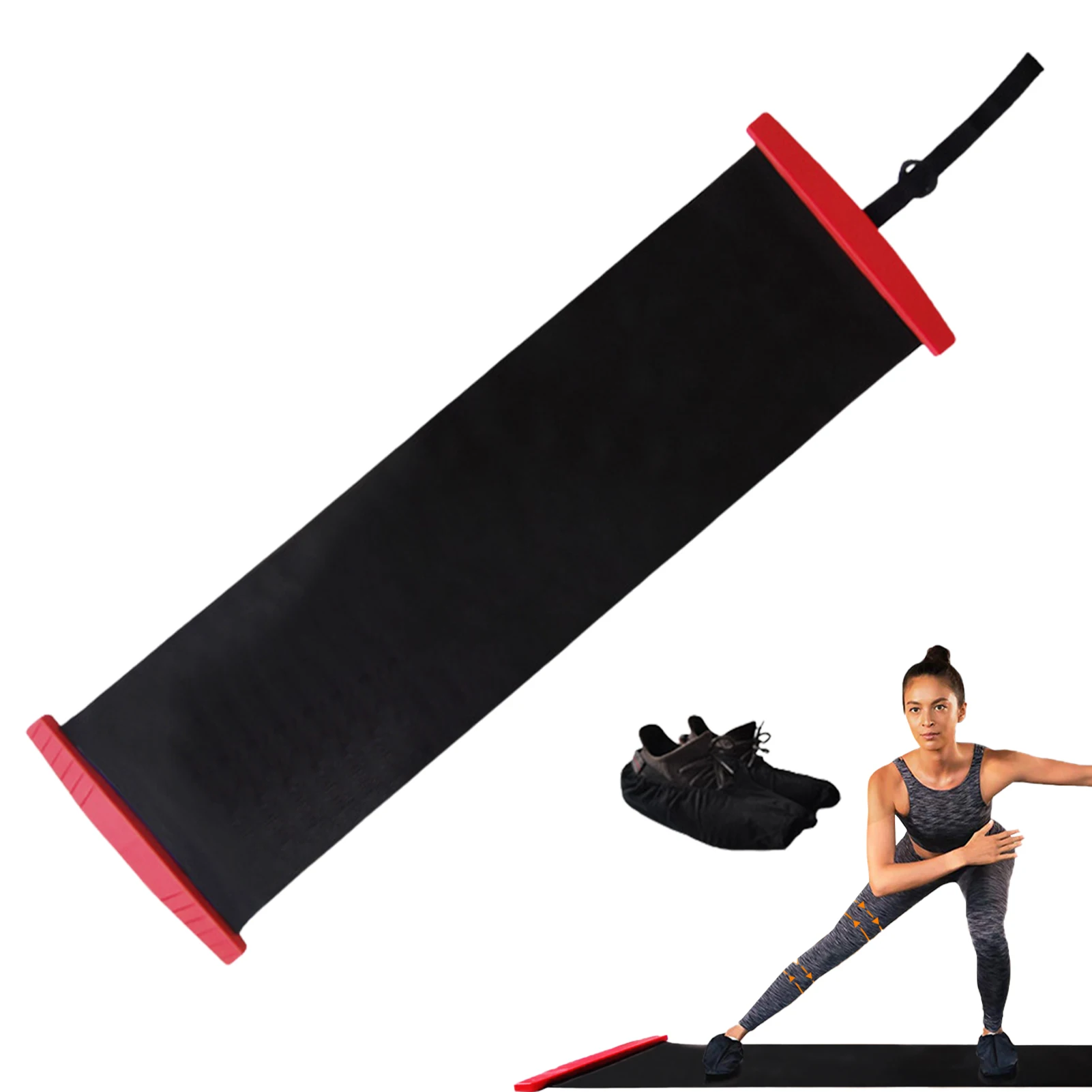 Portable Sliding Board Multi-purpose Home Fitness Accessories Balance Leg Muscle Trainer For Ice Hockey Roller Skating Training