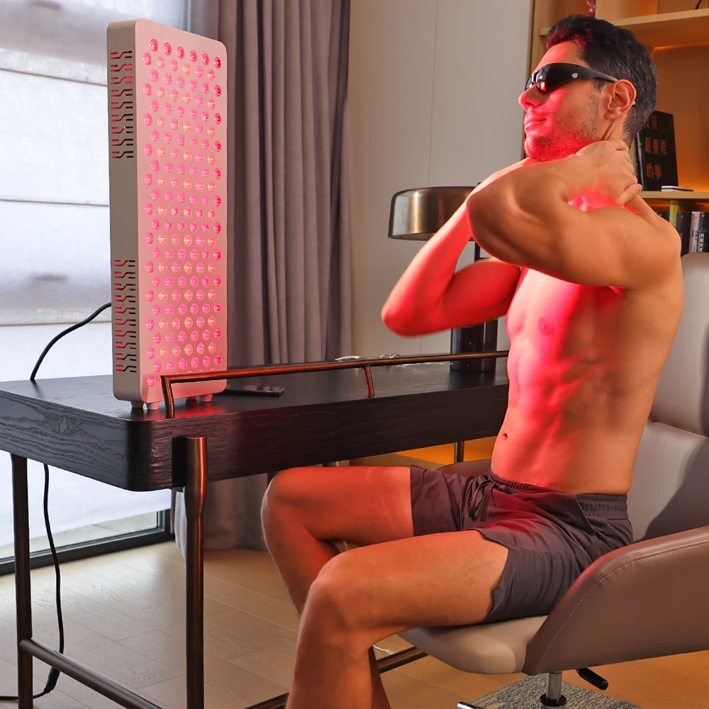 

RLPRO200 App Control Touch Screen 9 Spectrums 480, 590, 630,660, 670, 810, 830, 850,1060nm Red Light Therapy Panel