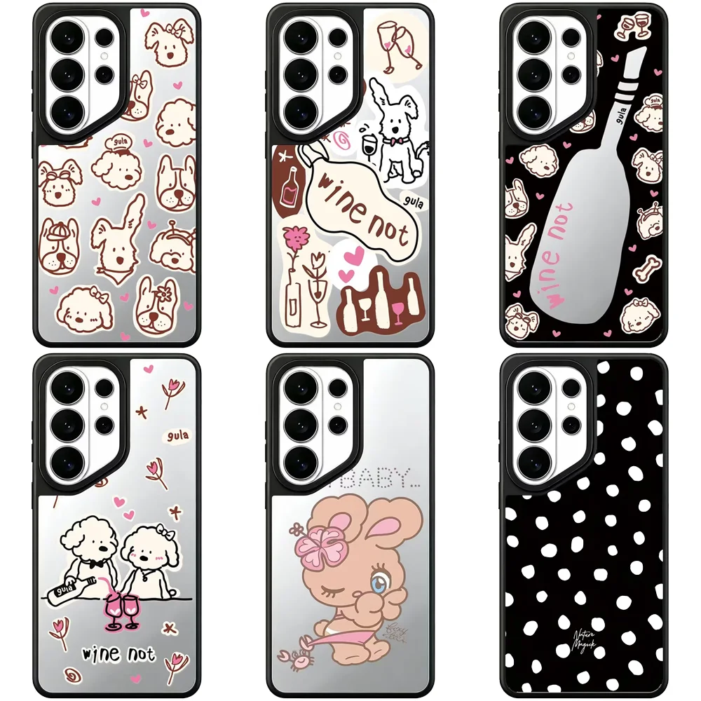 6081880 Mirror Magnetic Case: Compatible with Samsung Galaxy S23 U S24U S25 S26 Ultra S25+ S26 Plus Shell