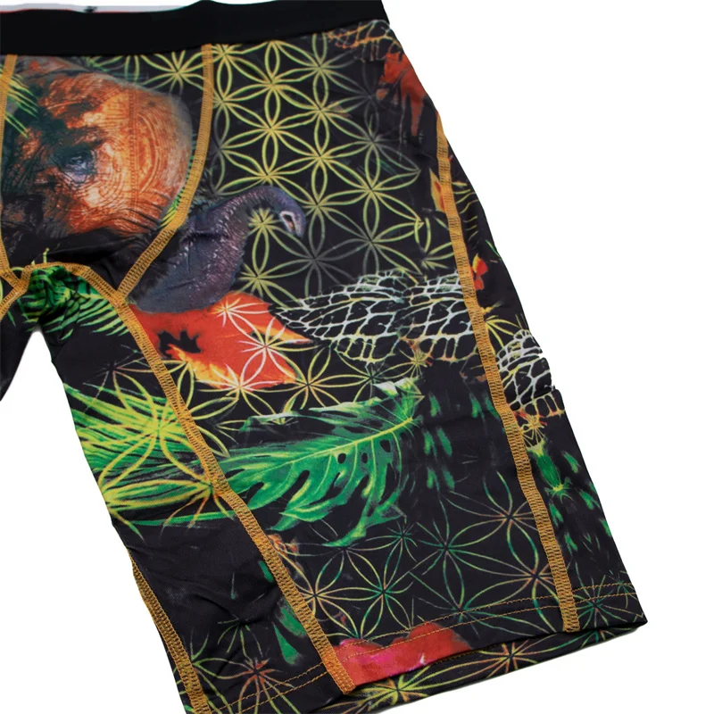 5 sztuk bielizna męska bokserki drukuj majtki męskie bielizna męska kalesony bokserki kąpielówki Plus rozmiar oddychające bezszwowe męskie bokserki