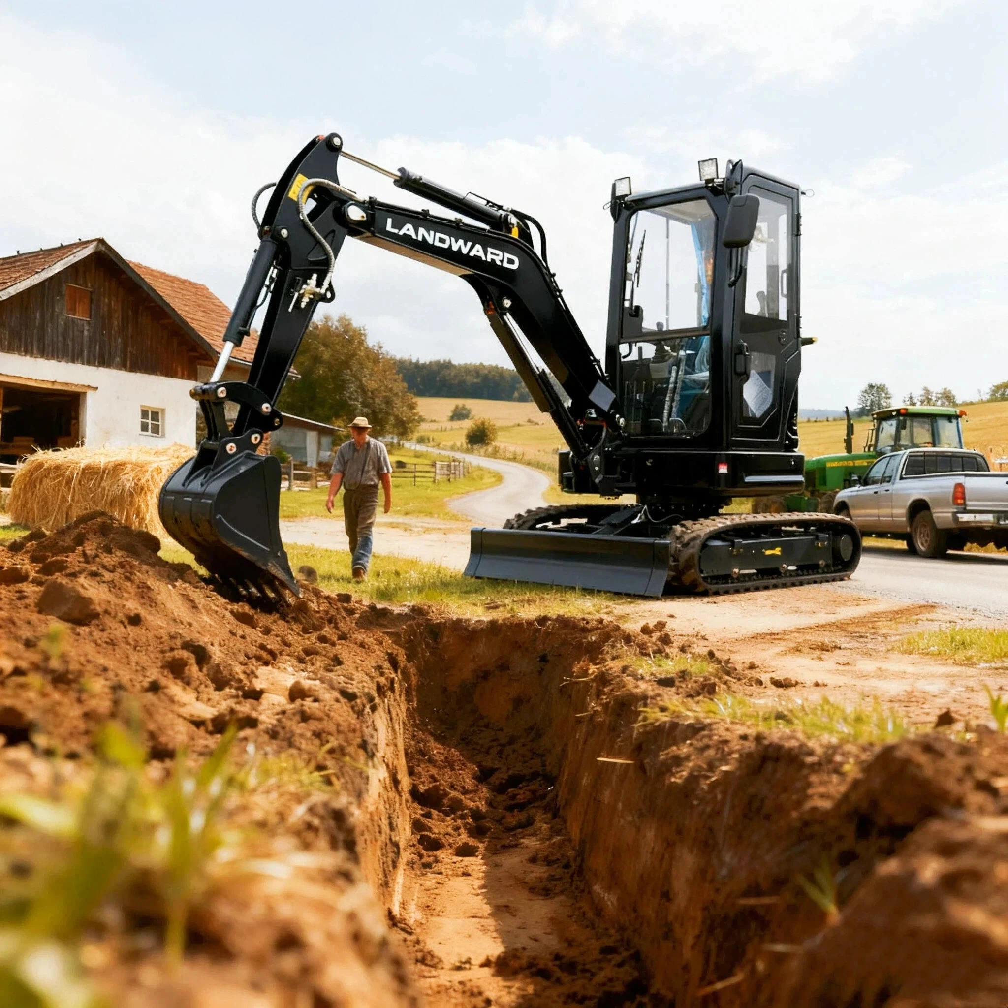 

Agricultural 1.8 Ton Mini Excavator 2.5Ton Crawler Small Micro Digger EPA/CE 1800kg Hydraulic Mini Excavators Price Customized