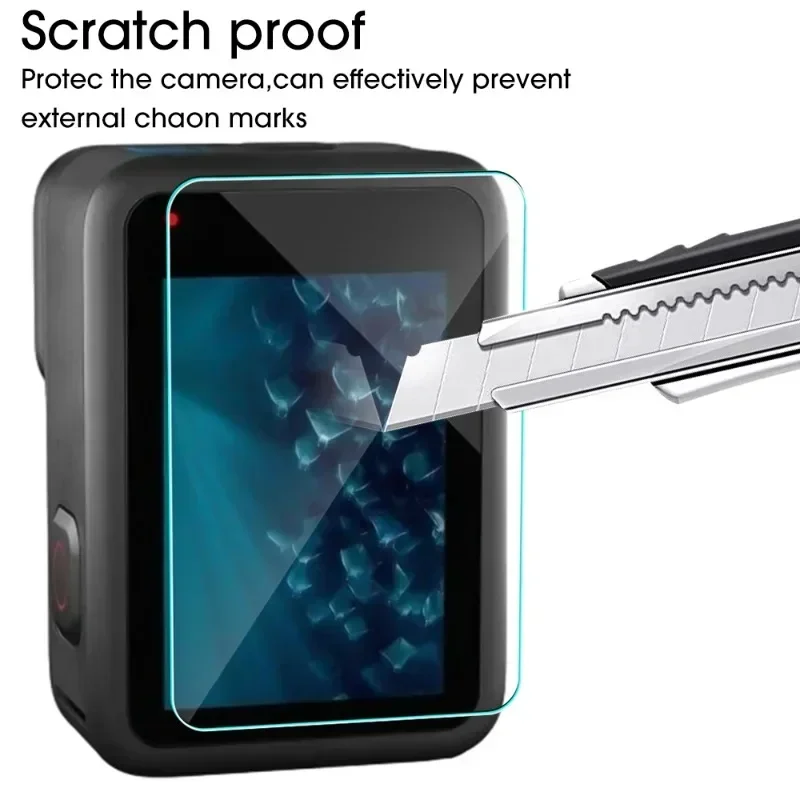 6-1Pcs Tempered Glass Screen Protector for GoPro Hero 12 11 10 9 Black Lens Screen Protector Anti-scratch Film for Go Pro Hero12