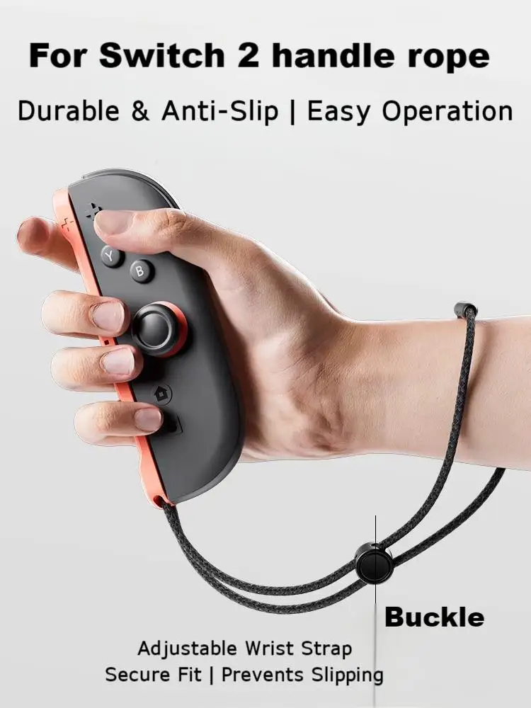 للتبديل 2 Joy Con مقبض يسار ويمين حبل اليد NS2 مقبض صغير حبل معلق 2 NS2 الملحقات