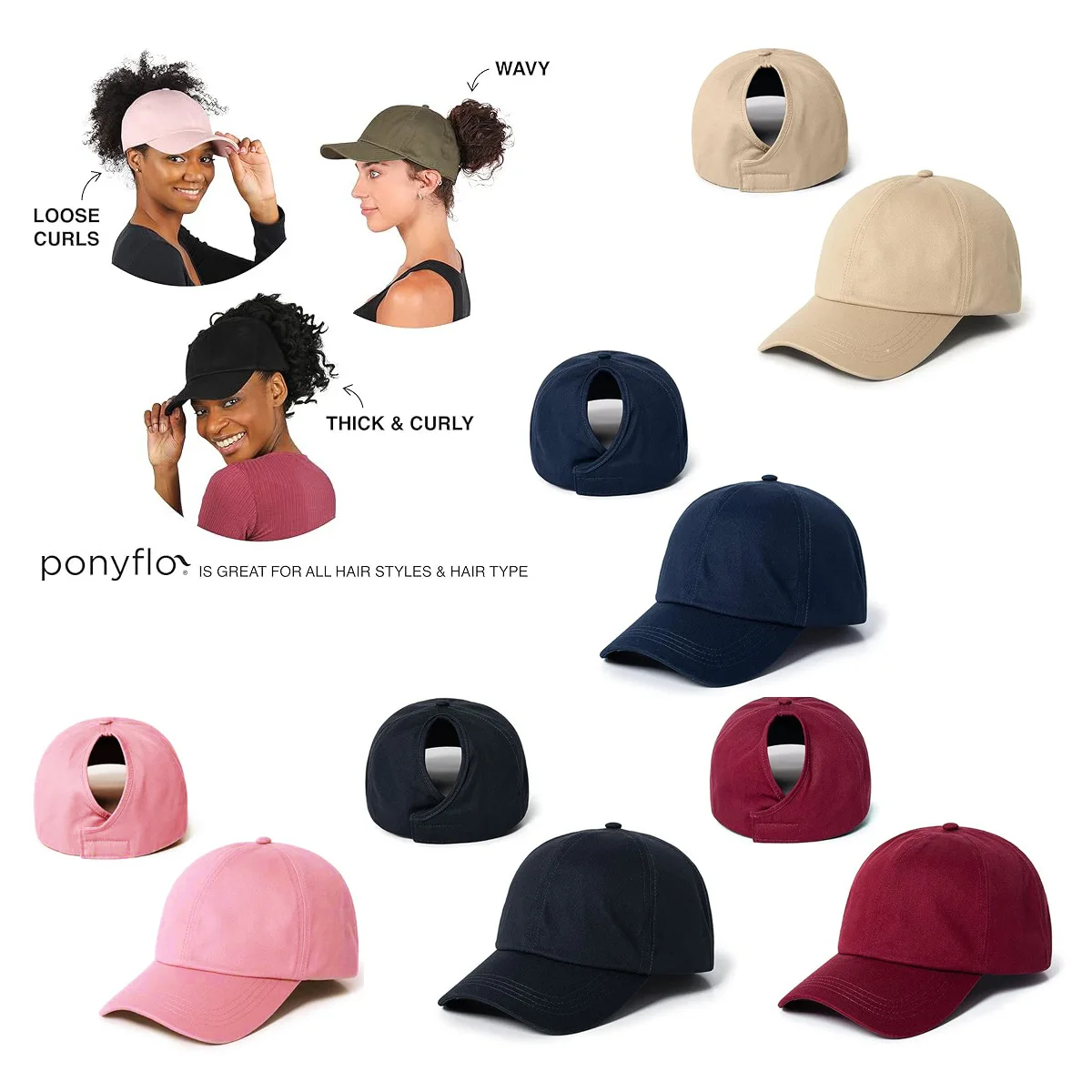 Fashion Solid-Color Women's Baseball Cap Back Hollow Out High Ponytail Hole Hottie Practical Outdoor Sun Hat Wholesale