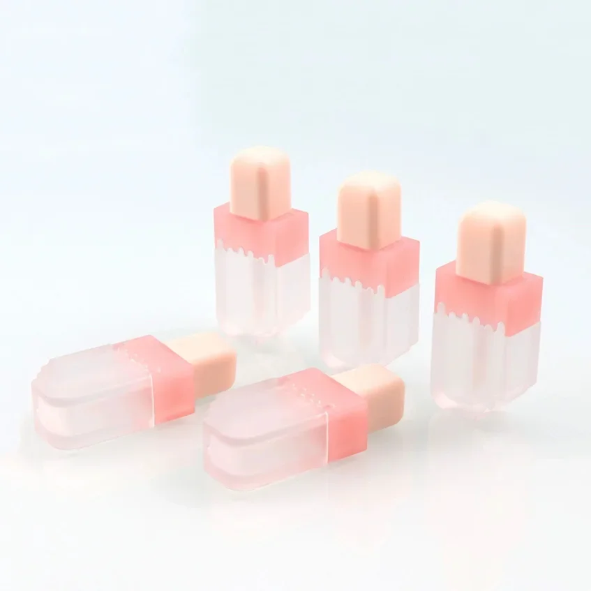 

10-100pcs 5ml Empty Lip Gloss Tube Ice Cream Refillable Lip Balm Bottle DIY Container Portable Bottles Lipgloss Tubes