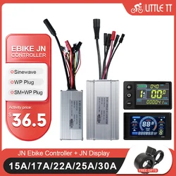 Ebike Controller 36V/48V 15A/17A/22A/25A/30A SM Waterproof Plug With LCD Display Electric Bicycle Sinewave Controller Conversion