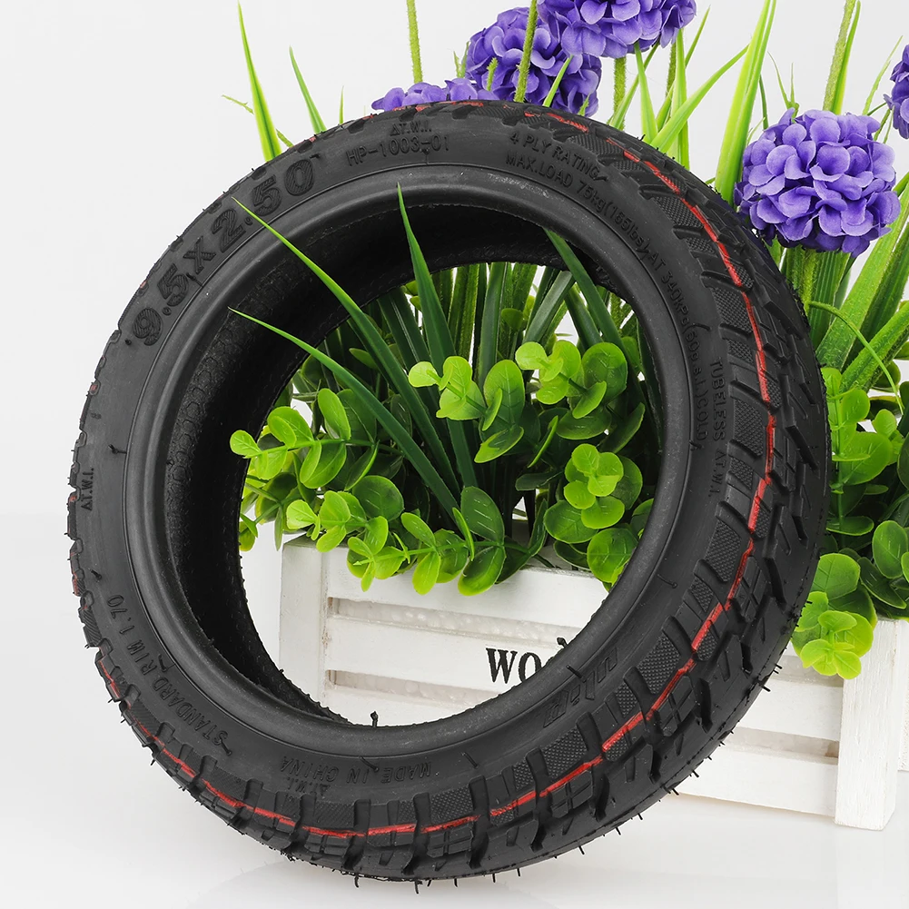 Premium OffRoad Experience With 9 5 Inch 9 5x2 50 Tubeless OffRoad Tyre For NIU KQI3 Electric Scooter, Durable And Wearproof