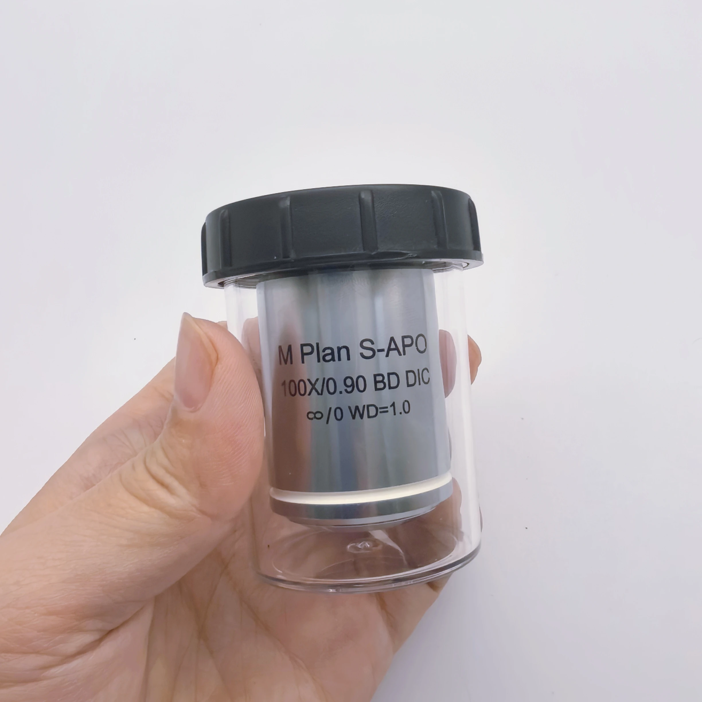 Bright and Dark Field DIC S-Apo Objective Lens Semi Apochromatic for Metallographic Microscope 5X 10X 20X 50X 100X M26 Thread