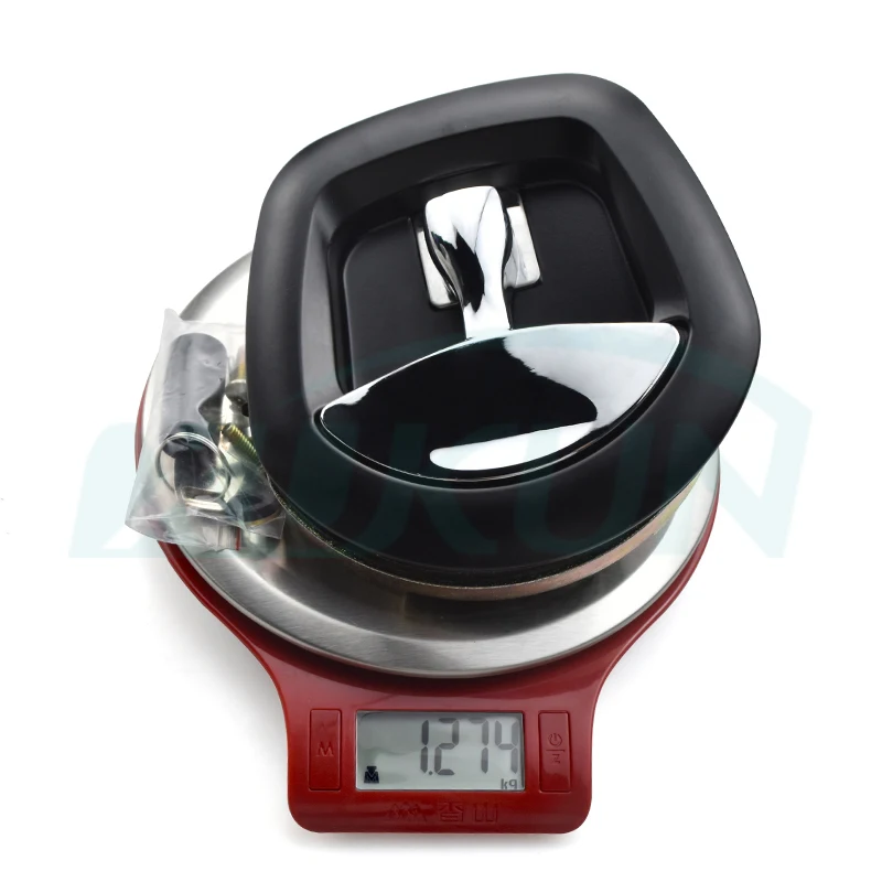 XK160 جهاز تحكم عن بعد يعمل بالطاقة، مقبض T مركزي قابل للطي، أقفال ذيل الحوت الأسود