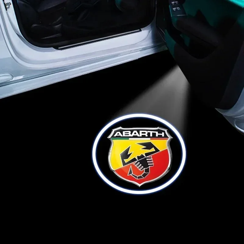 

Courtesy Ghost For Abarth Logo Light 2pcs Abarth Welcome Light Door Light For Fiat ABARTH 125 124 Punto Stilo LED Door Lamp