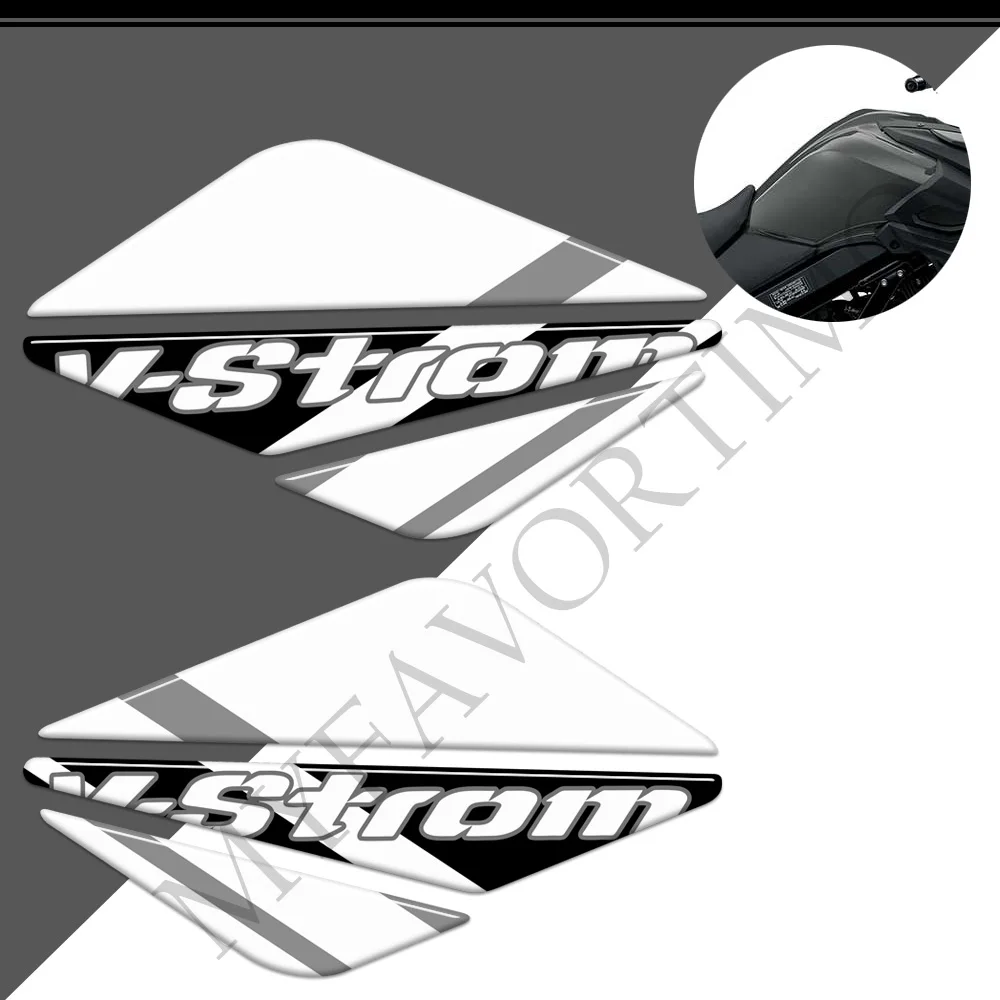 

TankPad For Suzuki V-STROM DL 1000 650 250 1050 XT 650XT 1050XT Tank Pad Trunk Luggage Cases Stickers VSTROM Protection Logo