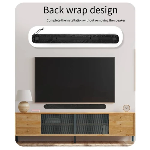 Imagen 2 del producto Adecuado para Sony S100F cubierta antipolvo para altavoz de TV, reemplazo de estuche protector de almacenamiento para altavoz de TV de tira larga