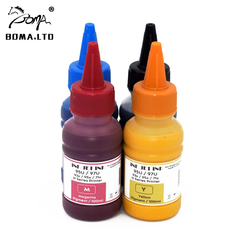 4 *100ML Refill Pigment Ink For HP 711 XL HP711 For HP Designjet T520 T120 Printer