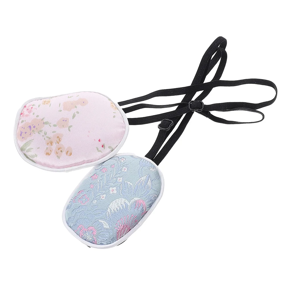 

2pcs Silk Mask Professional Amblyopia Cover Vision Training Lightweight Portable Eye Protection Shade Real Silk Material