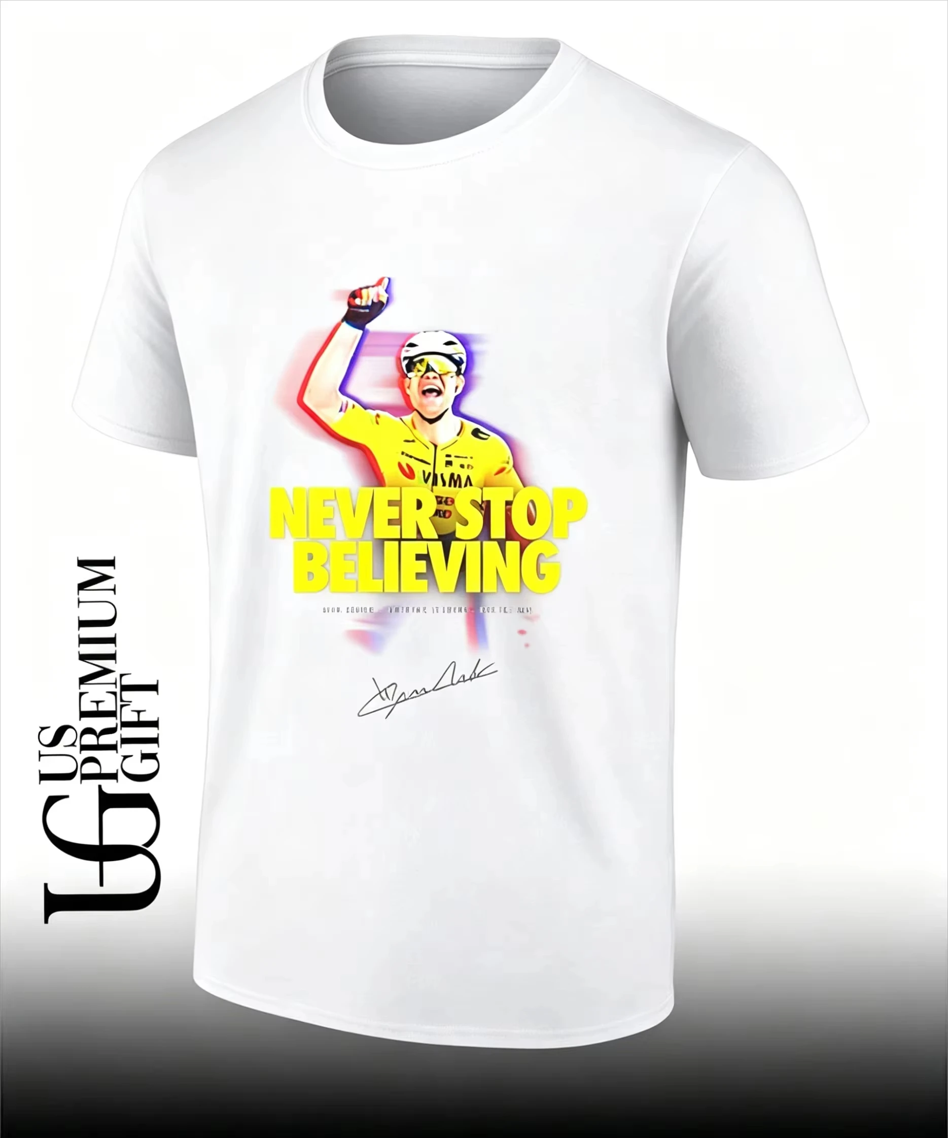 Wout Van Aert 2026 Paris-Roubaix Winner T-shirt Visma Team Cycling 