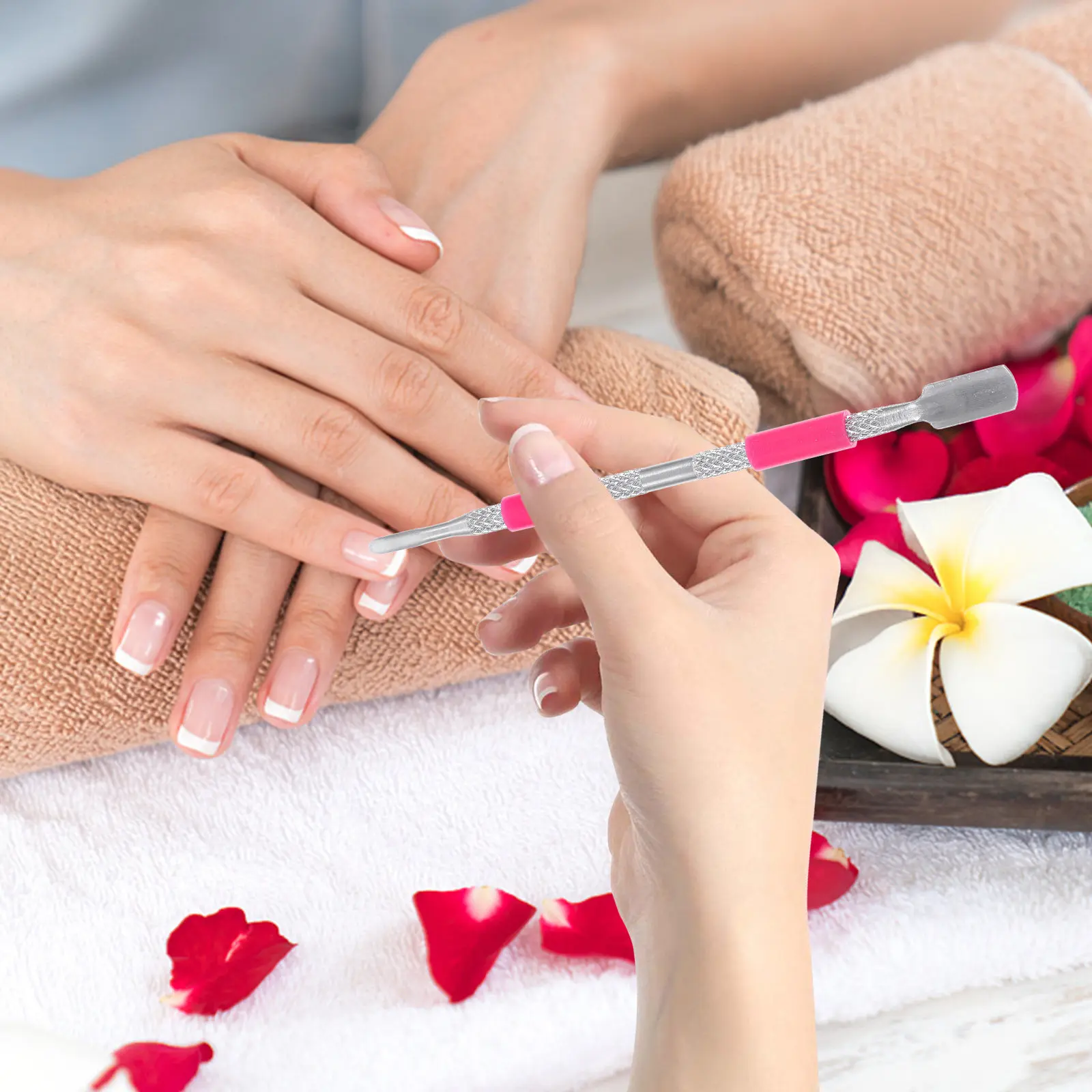 

Набор из 6 инструментов для маникюра и педикюра: пушеры для кутикулы, удалители, очистители для ногтей из нержавеющей стали для салонов и домашнего ухода