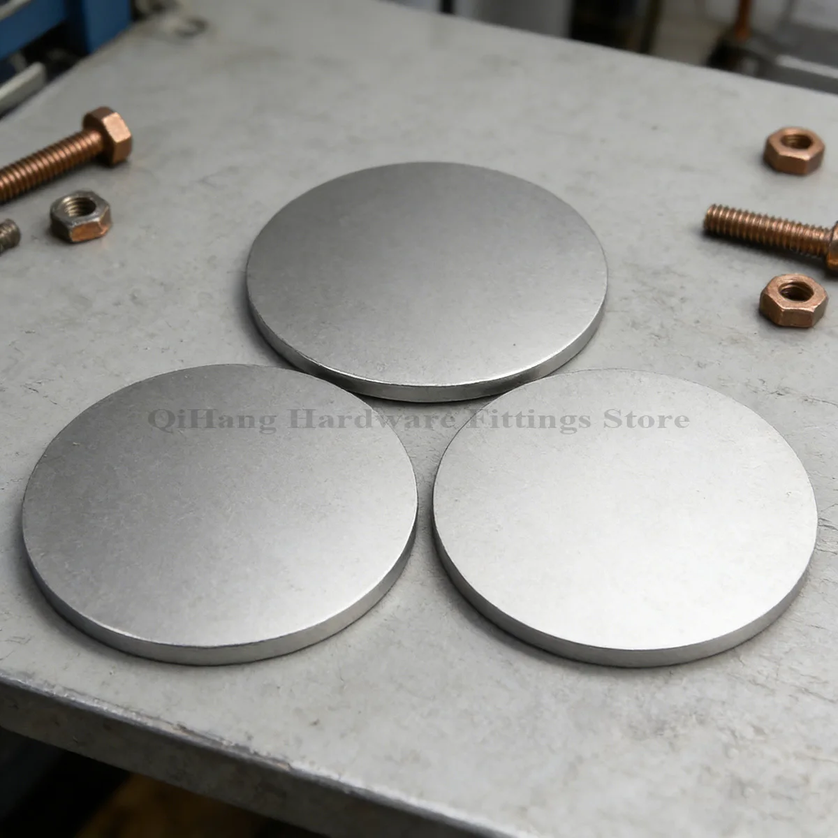 304 Stainless Steel Round Sheet Disc Circular Plate 50-300mm Solid Flat Metal Disk for DIY Craft Machinery Parts Hardware