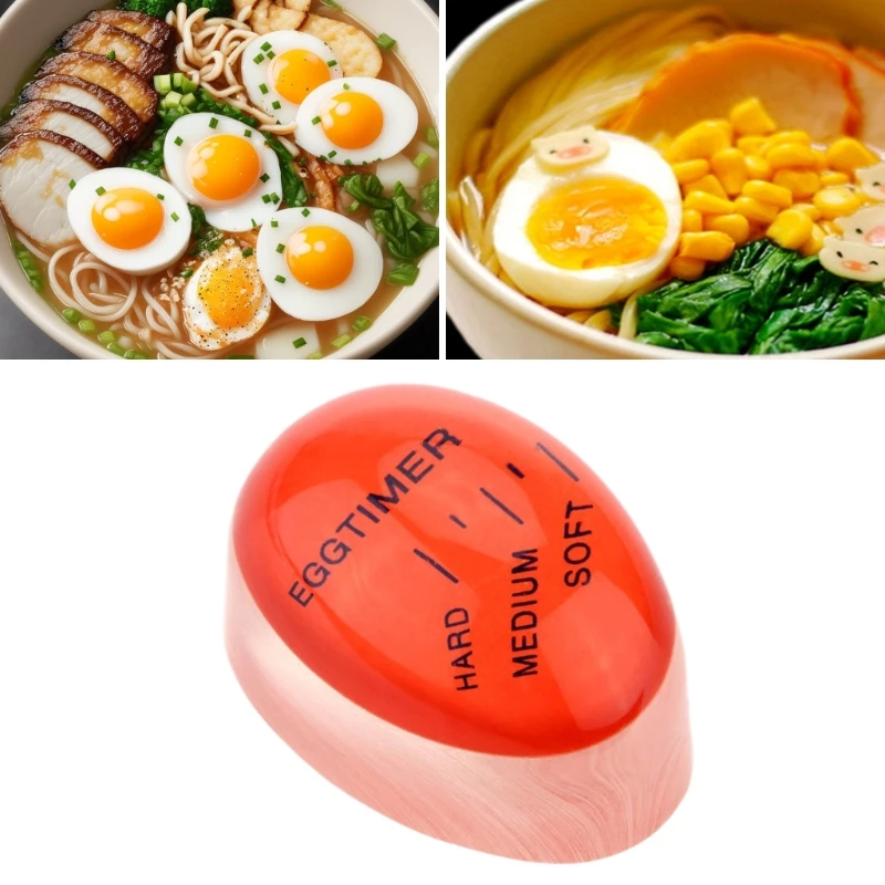 Temporizador huevos cocina M2EE, herramienta pequeña para hervir huevos, herramienta para huevos resina, ayudante