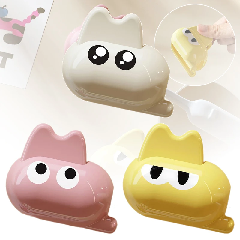 Cartoon Toothbrush Clip Portable Toothbrush Head Cover Dustproof Toothbrush Protective Cap Electric Toothbrush Plastic Clip