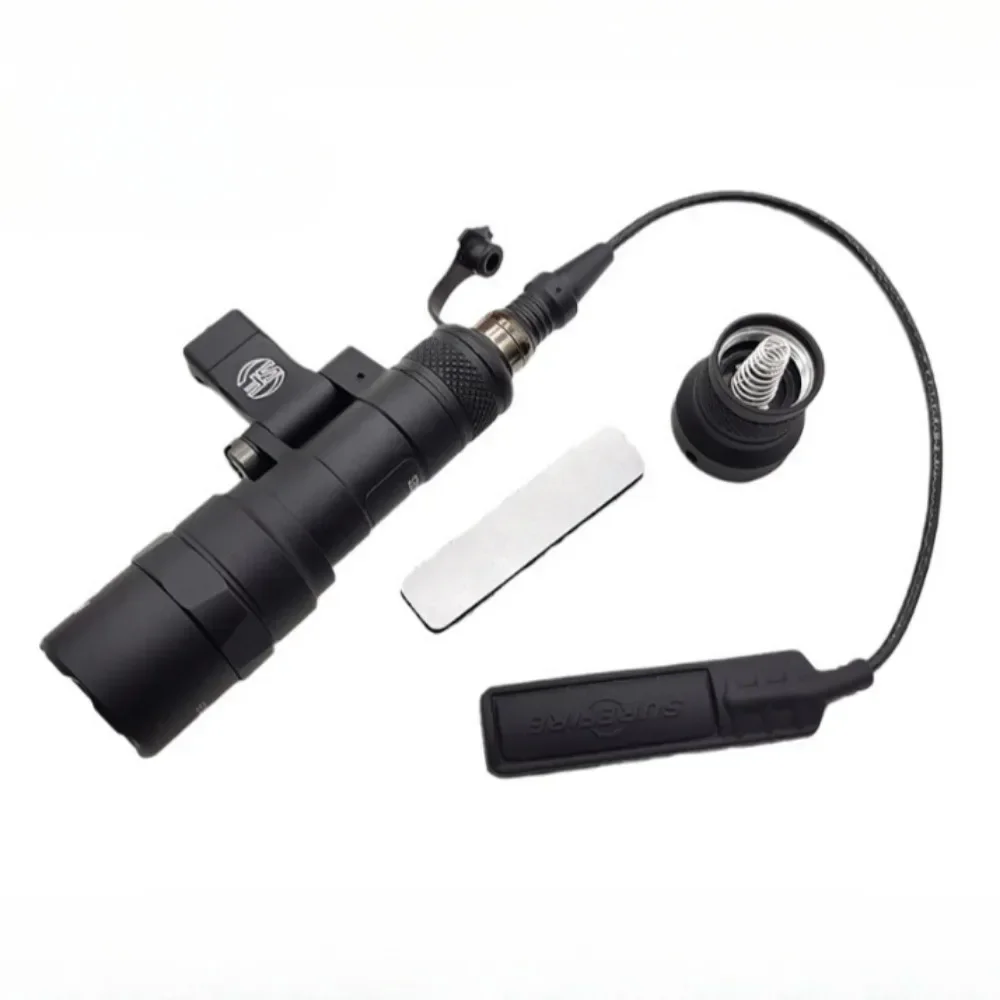 Lanterna tática SF M300A/M340C Airsoft poderosa LED com interruptor de pressão arma luz para caça ao ar livre