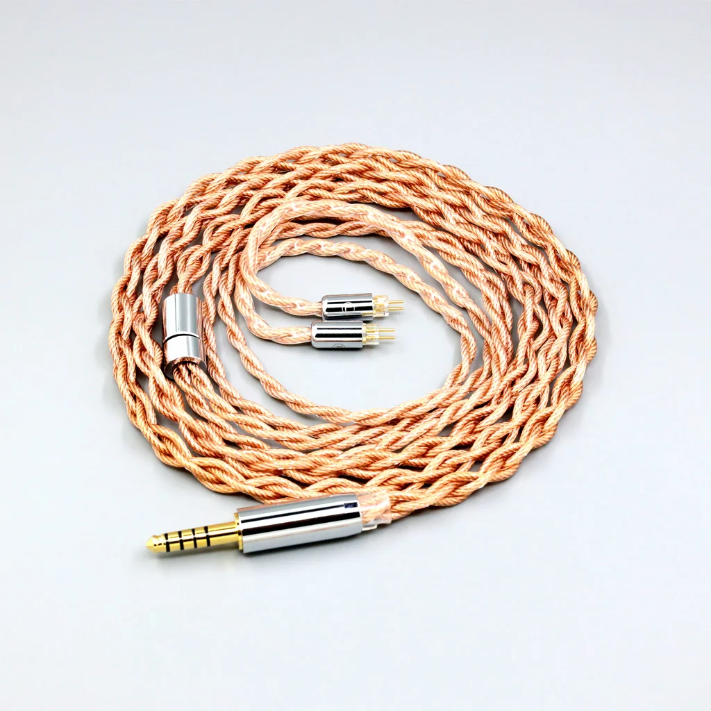 LN 007789   Cable de auriculares Coaxial mixto con blindaje de grafeno 7N OCC para orejas de visión VE2 VE3 VE4 VE5 VE6 VE6X VE8/1964 orejas/64