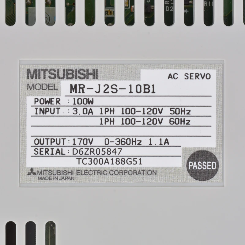 Servoaccionamiento Original Mitsubishi MR-J2S-10B1, en Stock