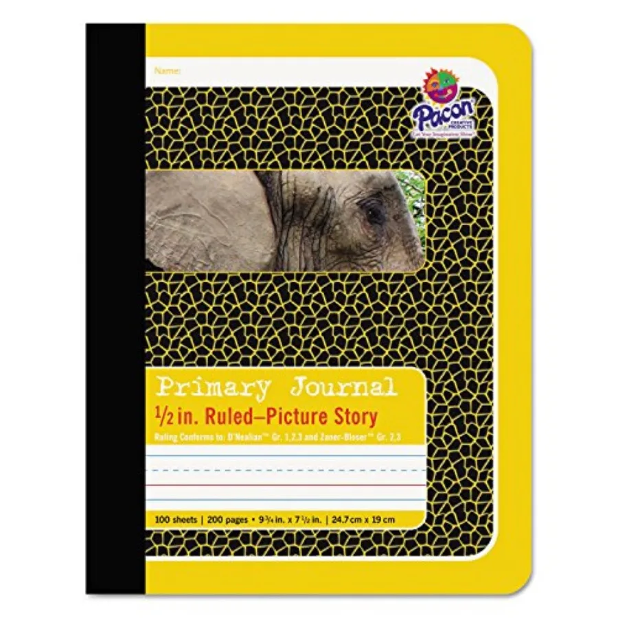 

Composition Book - 100 Sheet - Ruled - 9.75 X 7.50 - 1 Each - White Paper