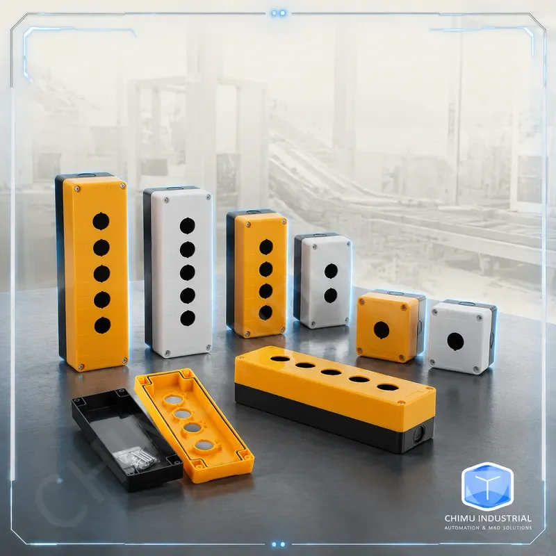 【CHIMU INDUSTRIAL】 for BX5 5-Position Push Button Station 22mm Mounting Hole Waterproof IP65 DC AC