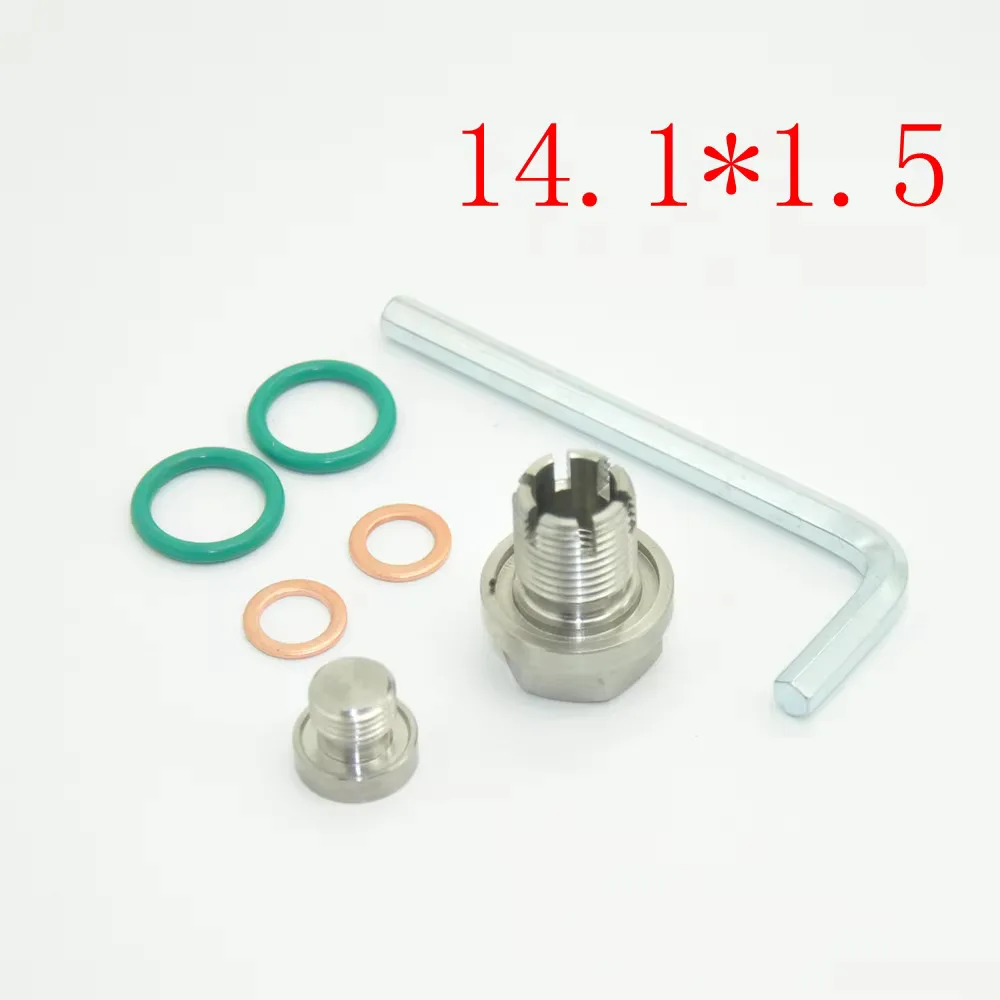 M12/14/16/18/20/22/24/28 1/1.25/1.5/1.75 Oil Drain Plug Oversize Piggyback Stainless Steel Self Tapping Oil Pan Thread Repair