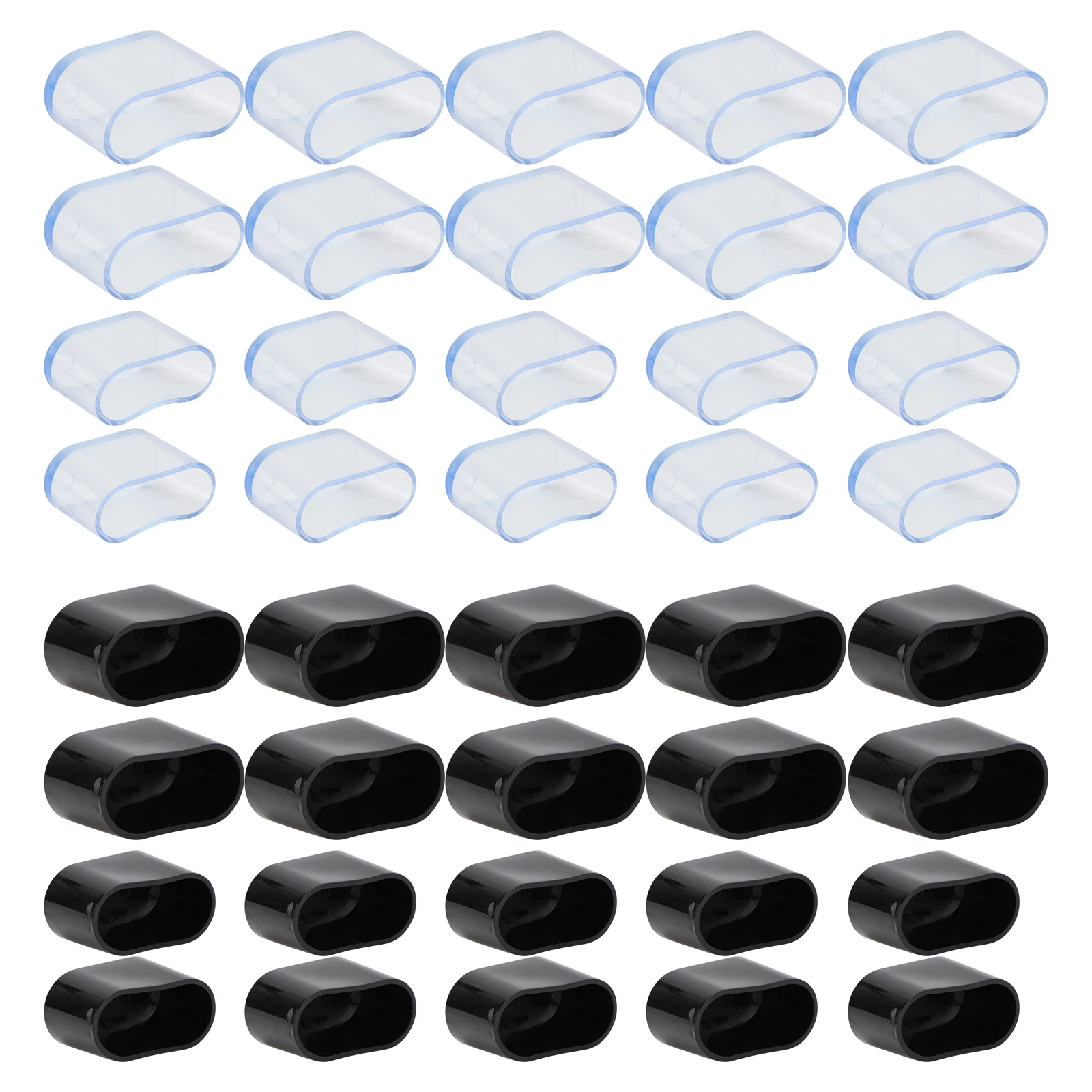 

40pcs Non Slip Feet for Tables Chairs Desk Protectors Durable PVC Covers Furniture Legs Pads Safe Home Anti Noise Floor