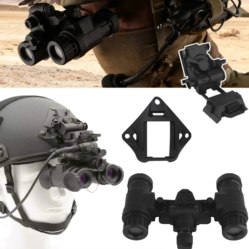 

Airsoft AN/PVS31 Dual Tube Binocular Night Vision Goggles Dummy Props Helmet For Wilcox G19/G24/G30/G34/G69 No Function Model