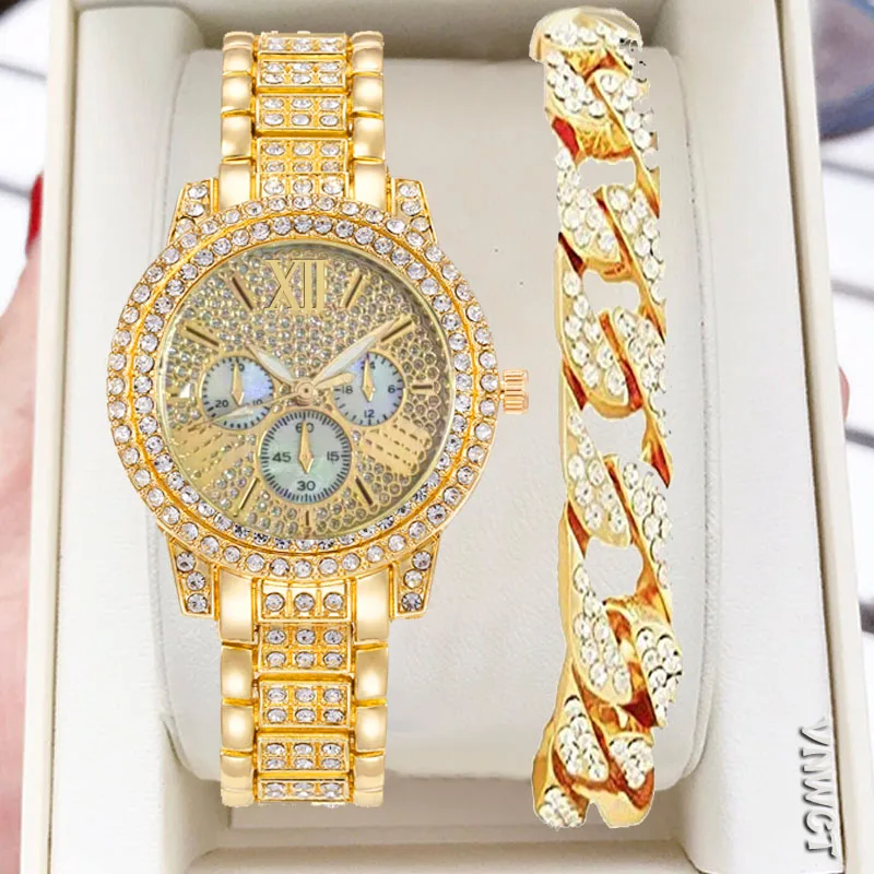 

Luxury Brand Women Watch Diamond Scale Quartz Watch Ladies Wrist Watches Rhinestone Women Bracelet Watch Female Relogio Feminino