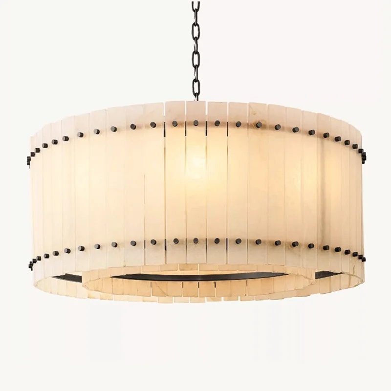 

Contemporary Customizable Chandelier 2025 Marble Pendant Lamp Dimmable Ceiling Luster for Living Room Villa