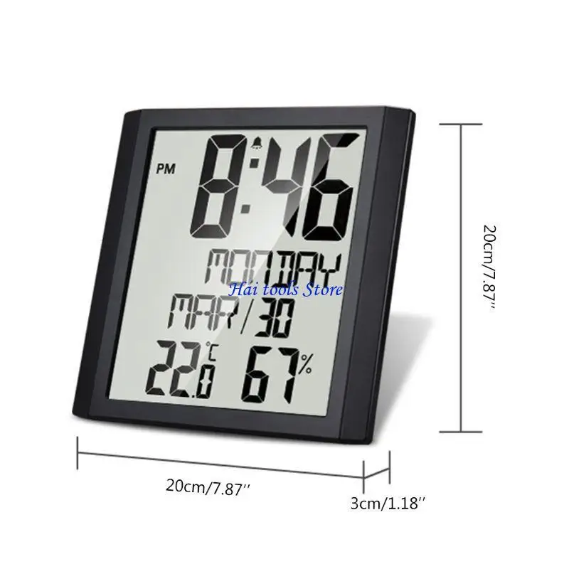 X37E Thermometer Electronic Temperature Humidity Meter Gauge For Home