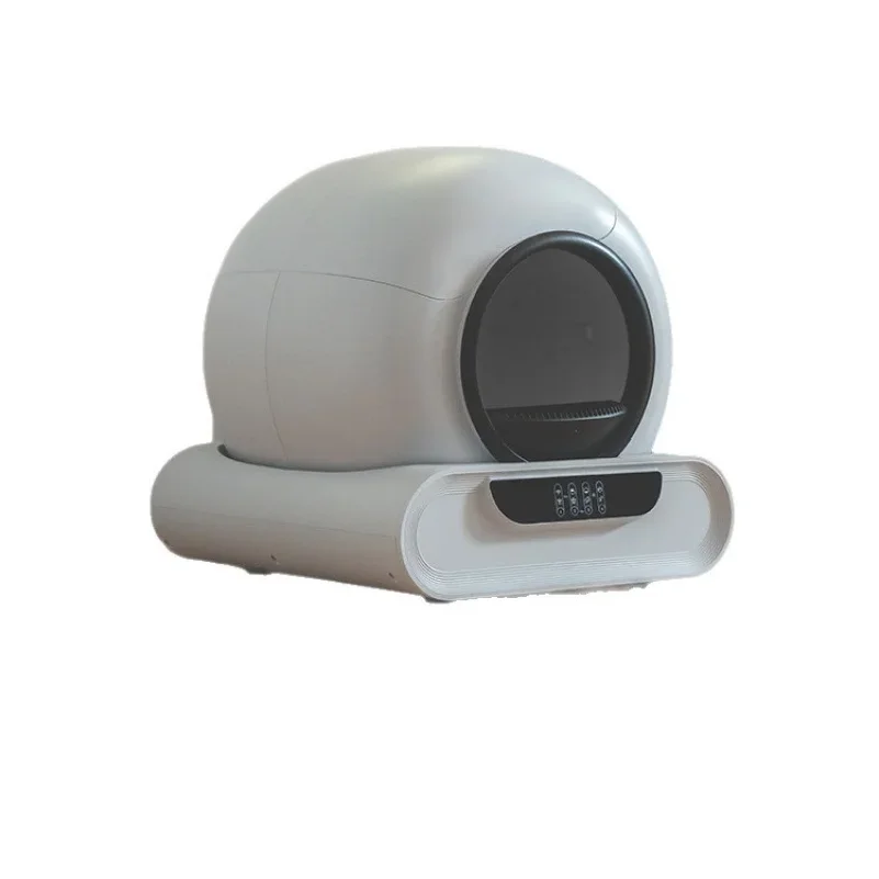 Smart Fully Automatic Litter Box With Mobile App Control, Large Size, Prevents Cat From Escaping