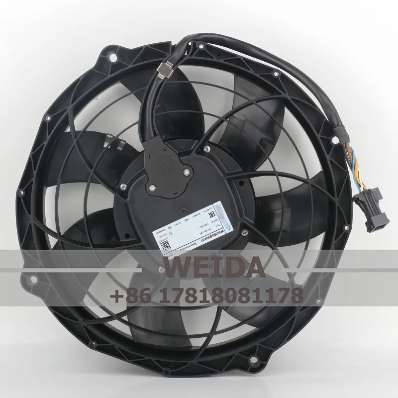 W3G300-BV24-01 26V DC 205W 7.9A 3160RPM 1512CFM Rail Transit Fan Condenser Vehicle Axial Flow Cooling Fan