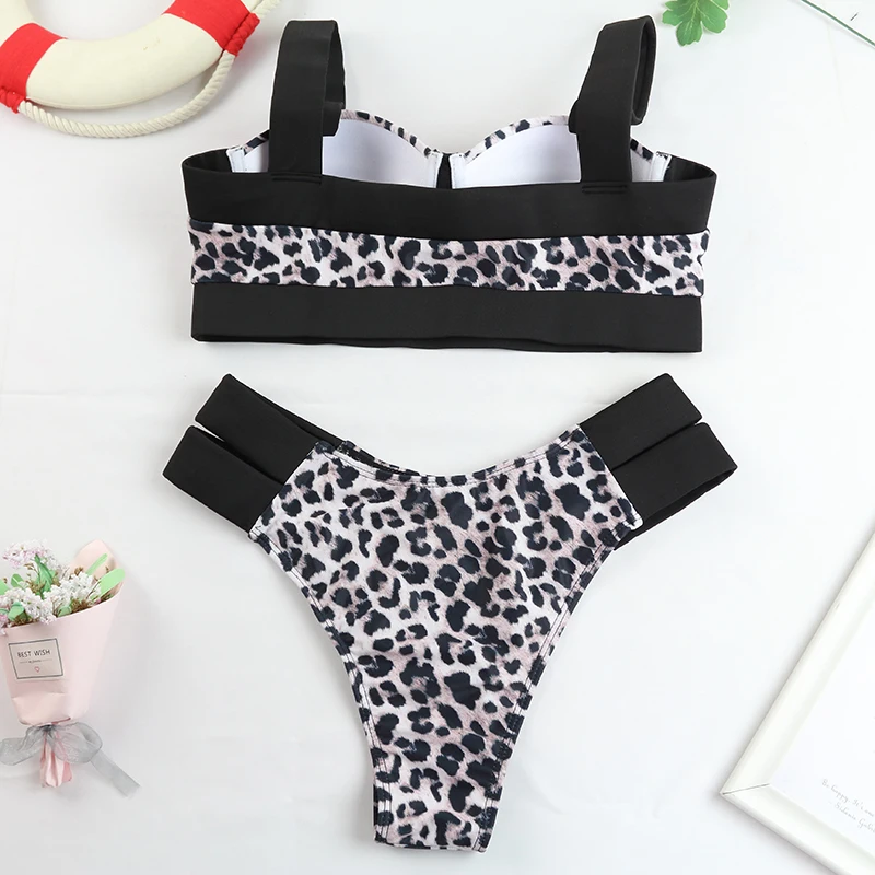 2024 Sexy Push Up Bikini Set High Waist Swimsuit Vintage Women Swimwear Summer Beachwear Bodysuit Brazilian Biquini Bathing Suit