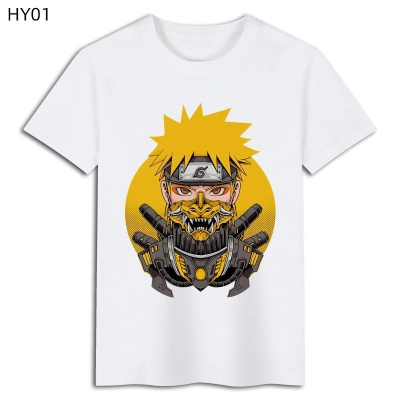 

Anime Peripheral Naruto Joint Naruto Sasuke Haruno Sakura Cyberpunk Niche Tide T-Shirt Short