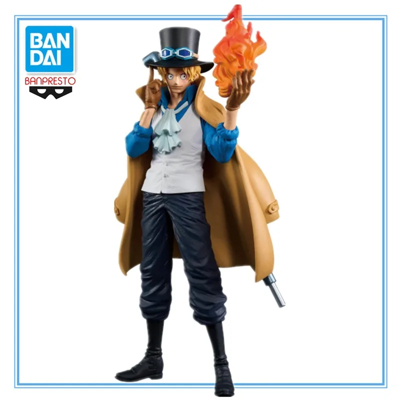 

In Stock Original BANDAI BANPRESTO ONE PIECE KING OF ARTIST SABO PVC 23cm Anime Character Models Collect Toys Gifts