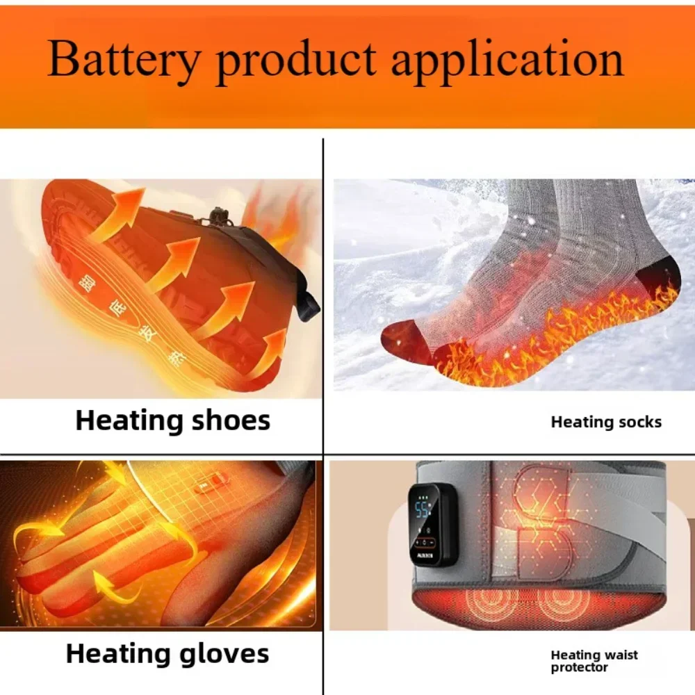 7.4V 5000mah Lithium Polymer Battery for HeatedGloves,HeatingSocks,Heating Vest,Antifreeze Battery ,Rechargeable Batteries