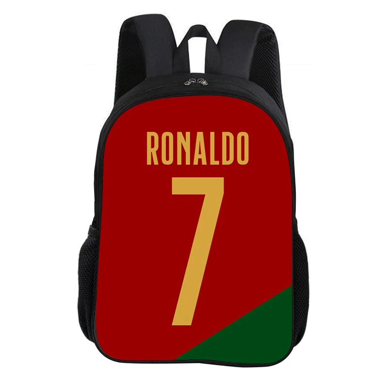 Ronaldo Schoolrugzak CR Voetbalsterrenrugzak Kinderboekentas Knapzak Mode Schooltas Voetbal Sportrugzak Kindercadeau