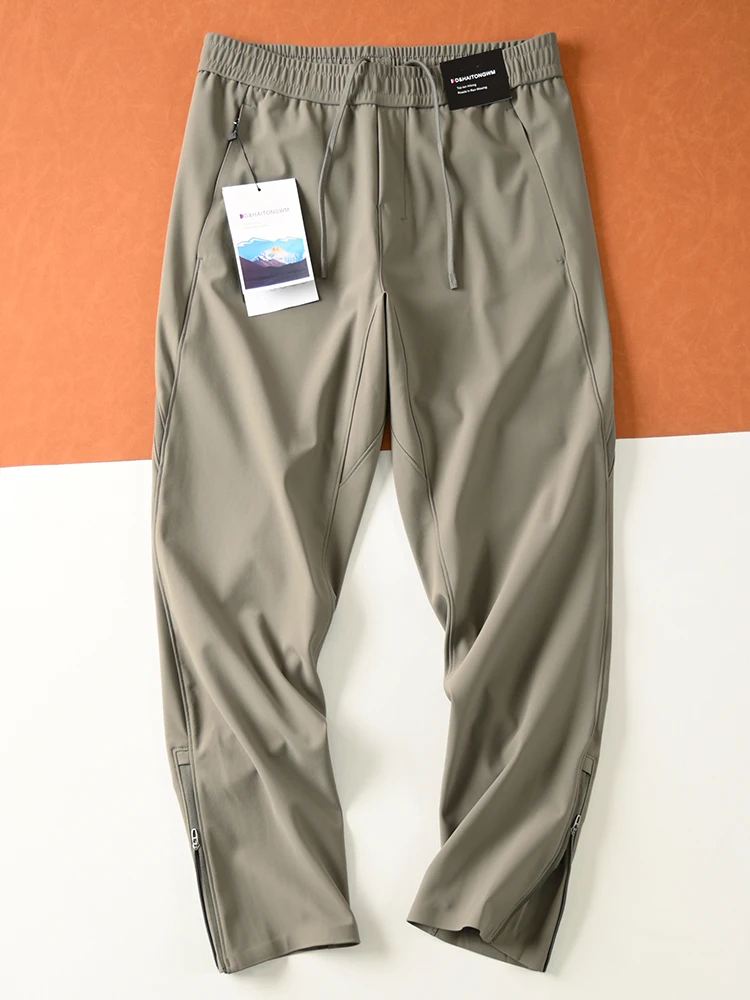 

Лулу Альтернатива! Ветрозащитные дышащие четырехсторонние эластичные мужские спортивные уличные конические футболки для поездок на работу, объемные повседневные брюки