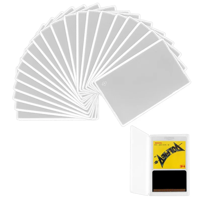 10pcs Hucard Game Storage Case for Turbografx16 Cartridge Protector Box for PC Engine Protective Display for Sega Master System