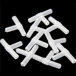 10PCS Plastic Aquarium Air Tee Joints T 3 Ways Joints T-junction Fish Tank Air Pump Line Tubing Pipeline Connectors