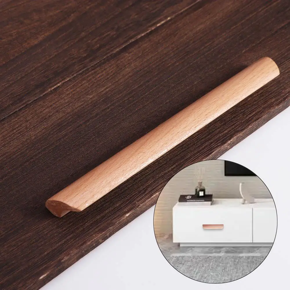

Solid Wood Drawer Environmental Friendly Dresser For Cabinets Furniture Handle Wardrobe Knob Furniture Hardware Door Pull