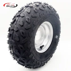 Llanta de rueda todoterreno de 6 pulgadas, 3x8,5mm, 145/70-6, apta para 49cc, 50cc, 110cc, Scooter Eléctrico, ATV, Buggy, Go kart, piezas de vehículos de bicicleta