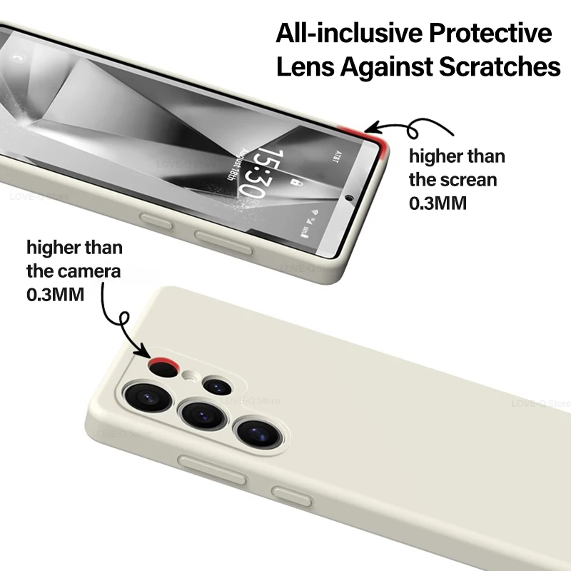 Original Liquid Silicone Phone Case For Samsung Galaxy S25 S 25 S24 S23 S22 Ultra Plus S24 FE S25Ultra Soft TPU Shockproof Cover