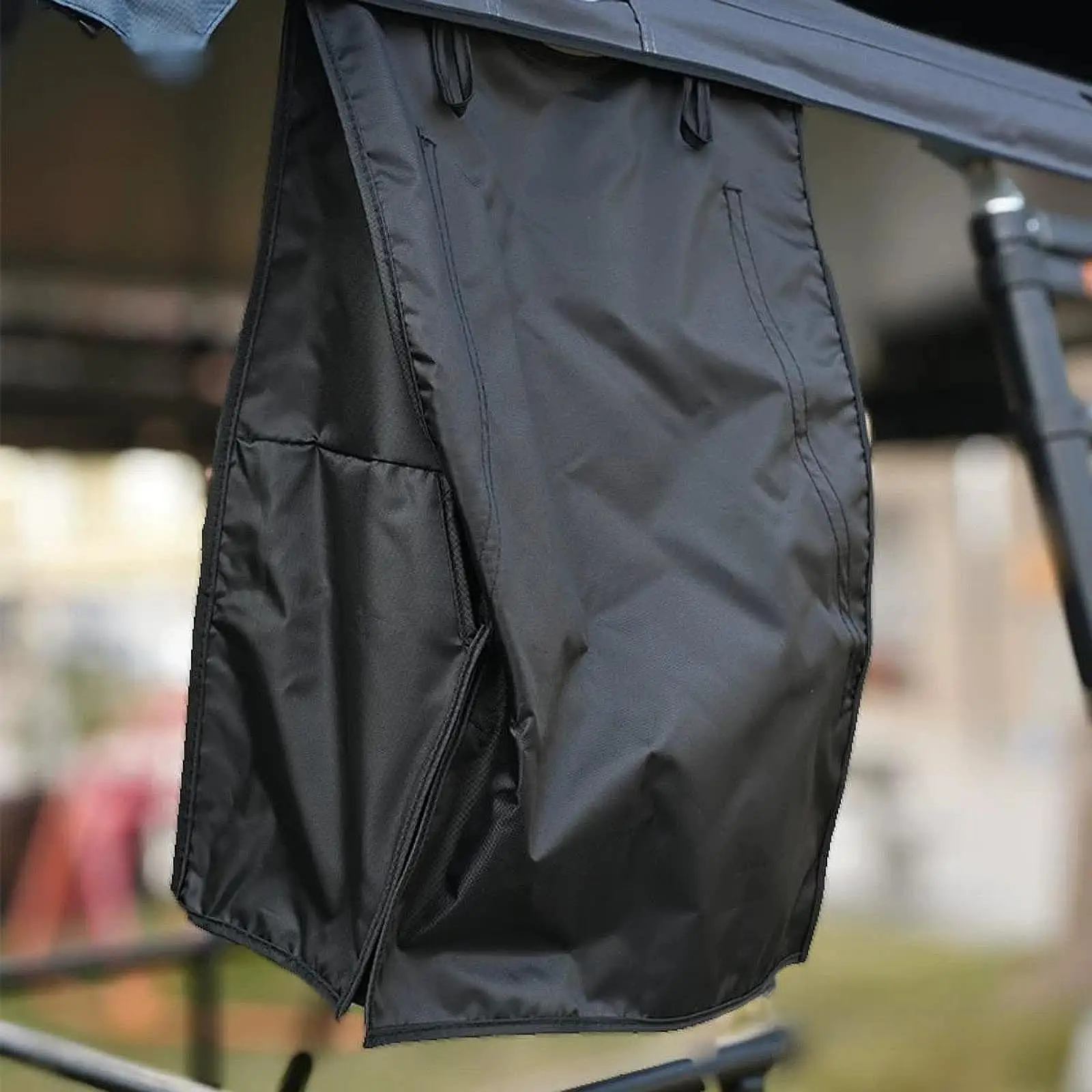 

Rooftop Tent Shoe Organizer Replacement Waterproof Space Saving Compatible Black Container
