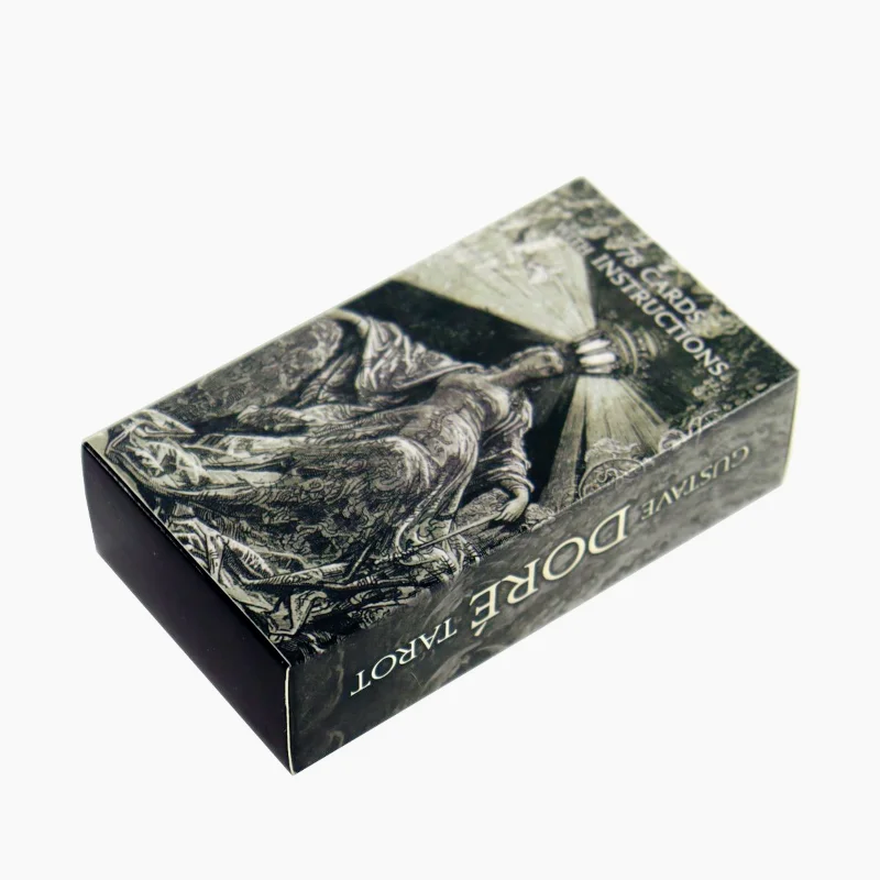 Hot Selling Gustave Dore Tarot Oracle Leisure Entertainment Card Family Gathering Divination Deck Tarot Board Playing Card Book