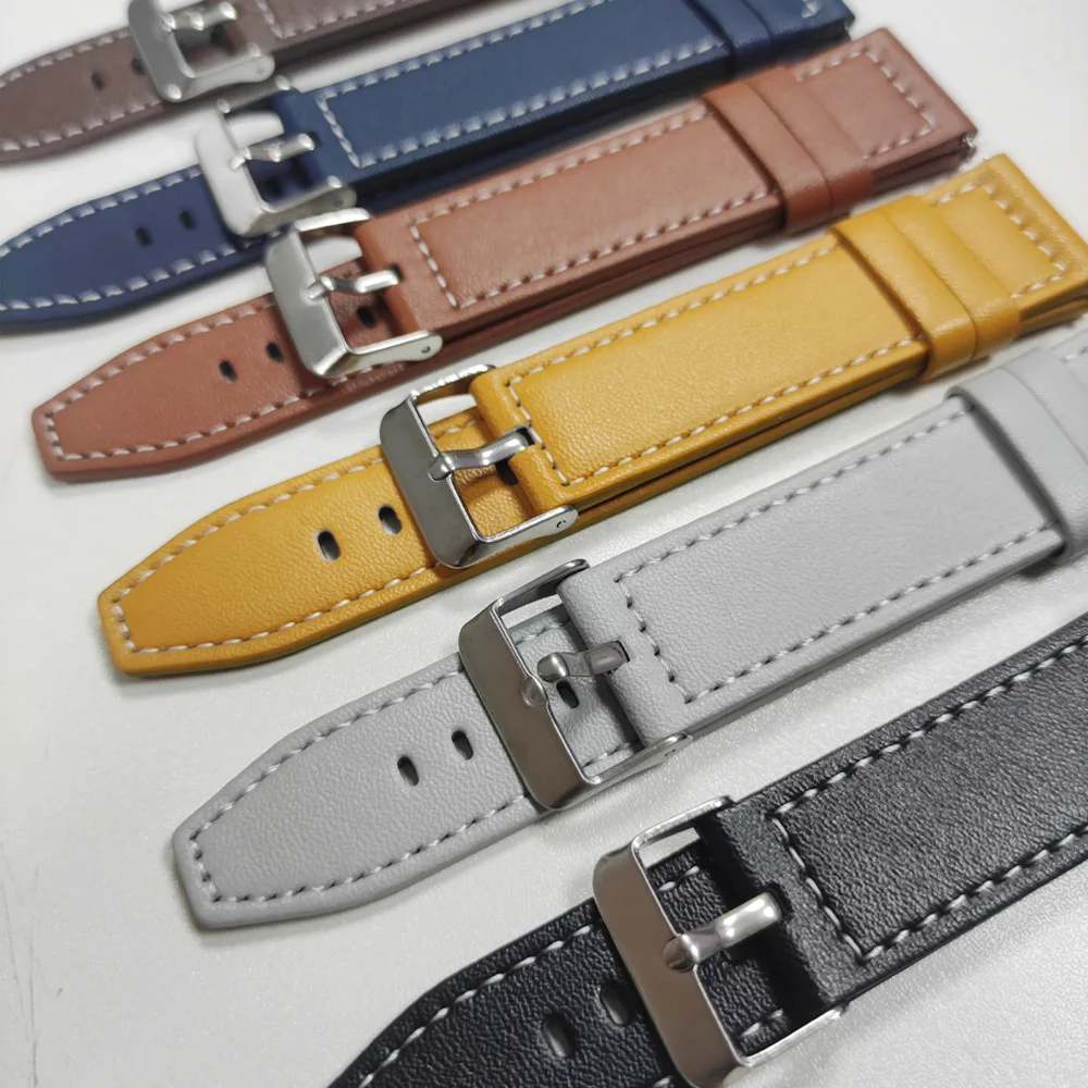 Leather Strap For POLAR Pacer Band VANTAGE V3 M2 M / UNITE/IGNITE 3 2/GRIT X Pro Titan Watchband Bracelet 20mm 22mm Watch Straps